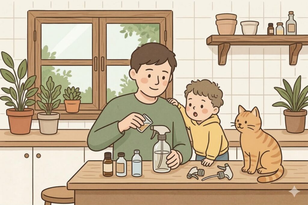 車内アロマスプレー作りに必要な3つの材料と基本の4ステップ