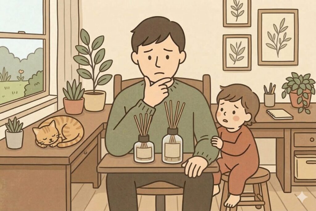 無印良品リードディフューザーのサイズ選び（100mlと200ml）とコスパ比較