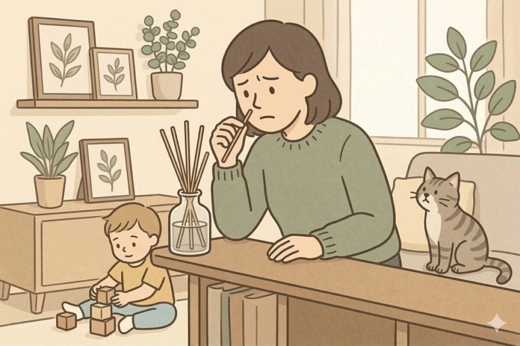 無印リードディフューザーが香らなくなった時の原因とスティックの目詰まり対策